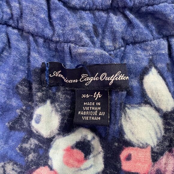 American Eagle Outfitters Boho Floral Print Colorful Spring Tank Top XS 04/09 - Picture 2 of 9